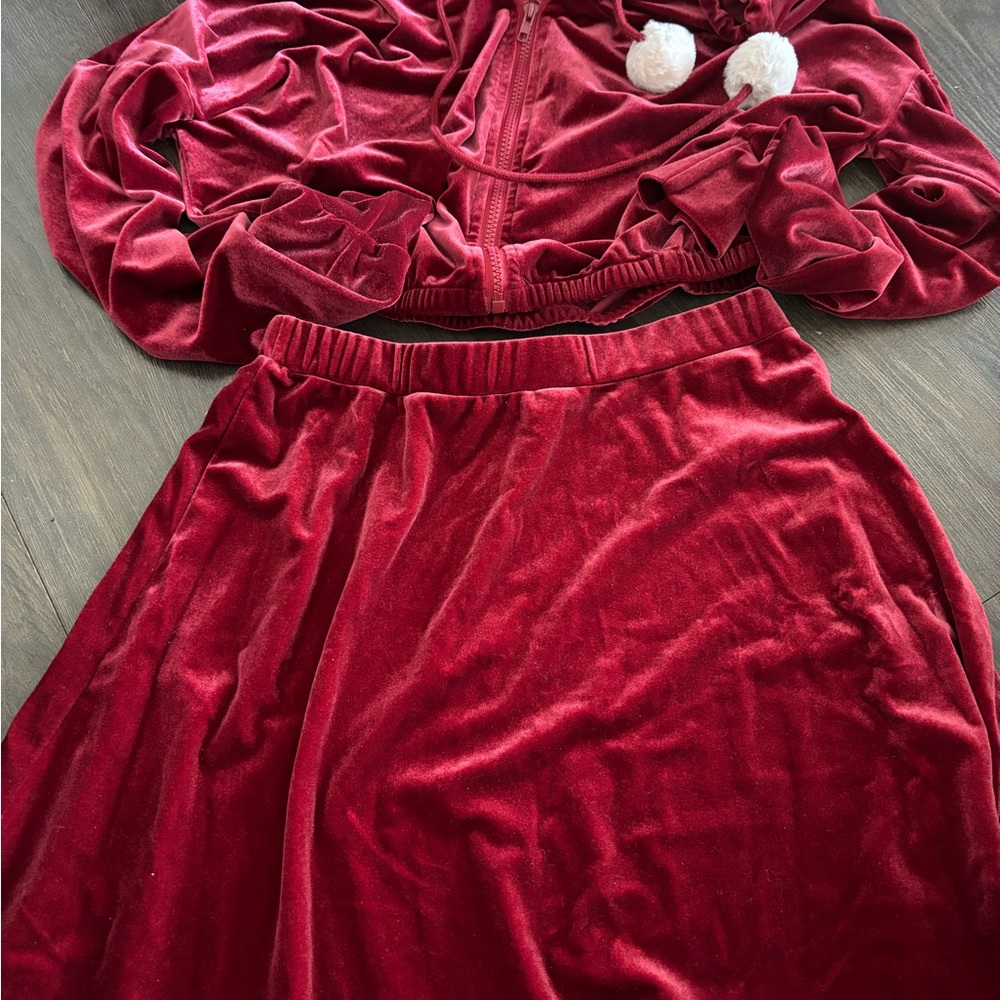 Red Velvet Santa Set